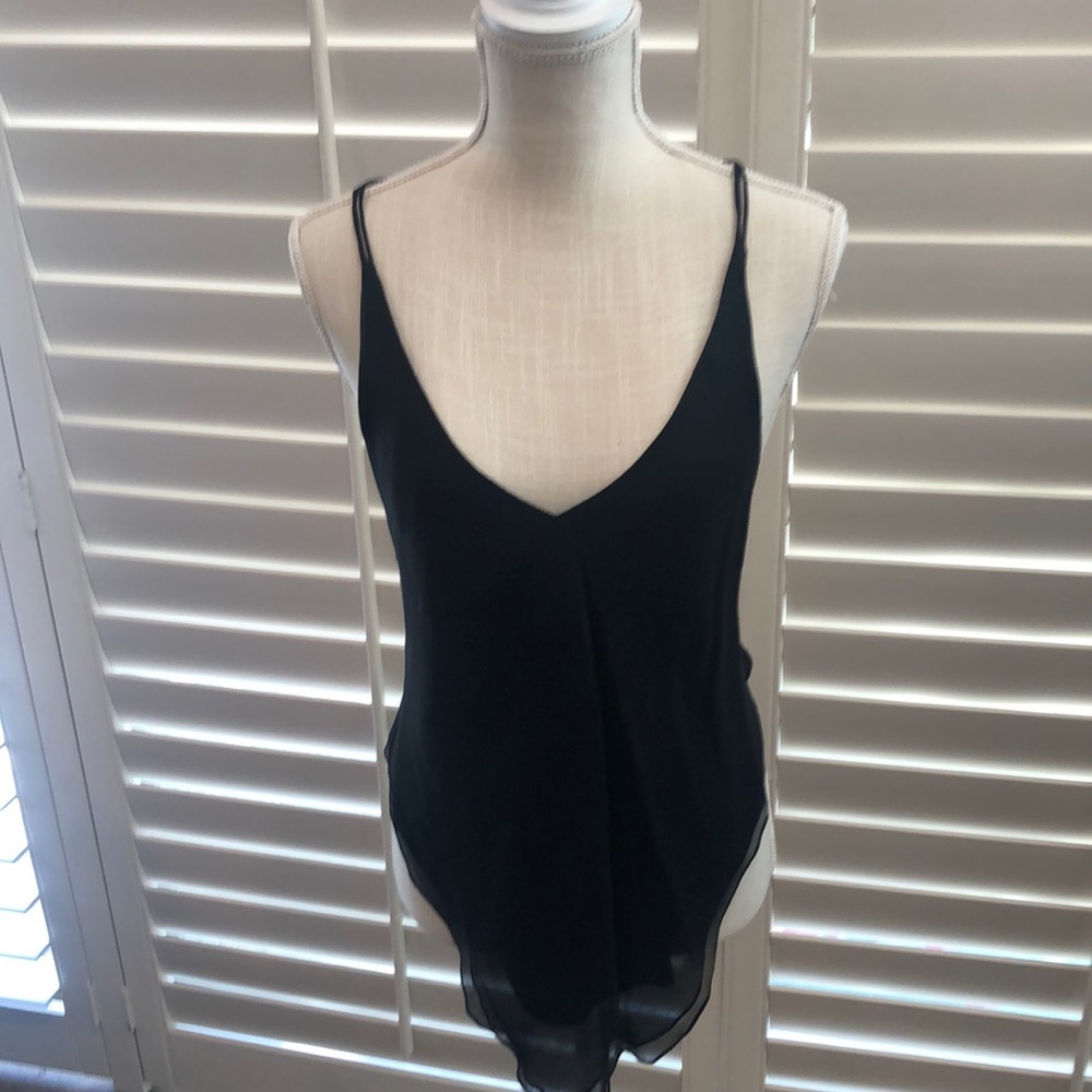 Sexy silk halter top.